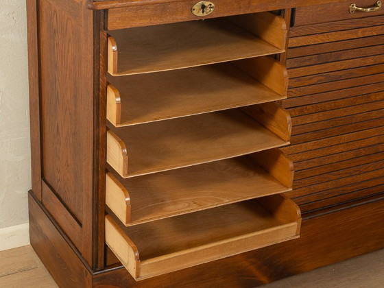 Art Deco rolluikkast – Archiefkasten, Wood, Brass (photo 10 of 14)