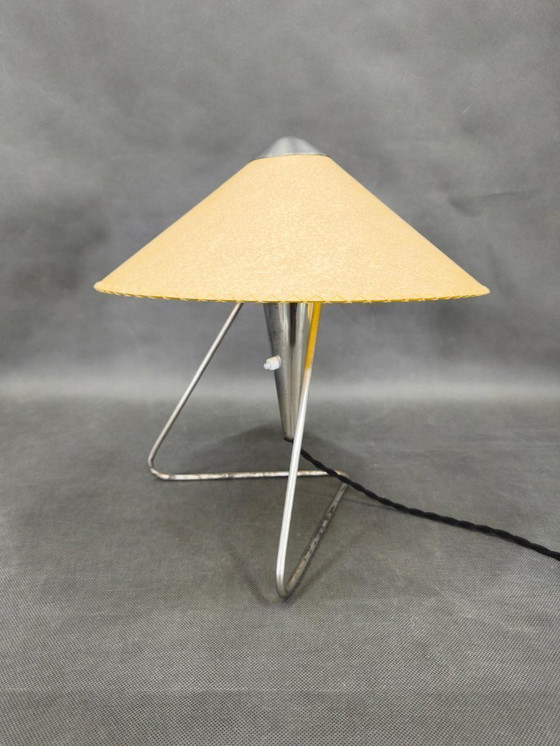 Image 1 of Lampe de table Helena Frantova, style Mid-Century, chrome et papier, années 1960
