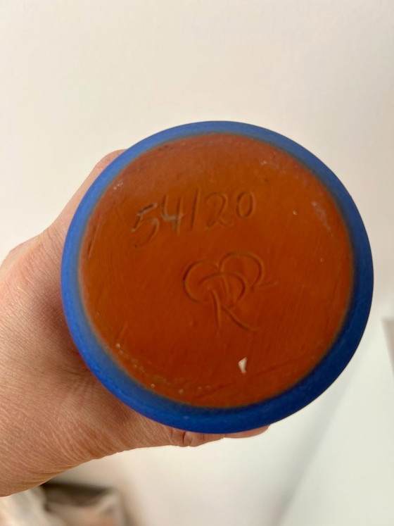 Image 1 of Lampe vase vintage - style bohème - sans fil, idéale pour les balcons