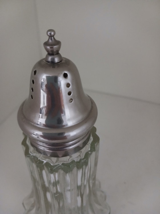 Spargizucchero antico in vetro argentato – Accessori da tavola, Glass, Silver (photo 2 of 5)