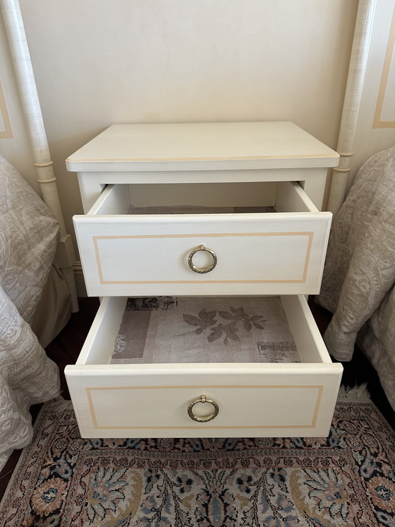 Image 1 of Solid wood bedside table