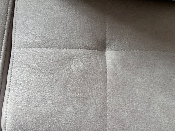 Image 1 of Luxurious soft leather-look corner sofa (U-shape) with sleeping function & storage space – almost new