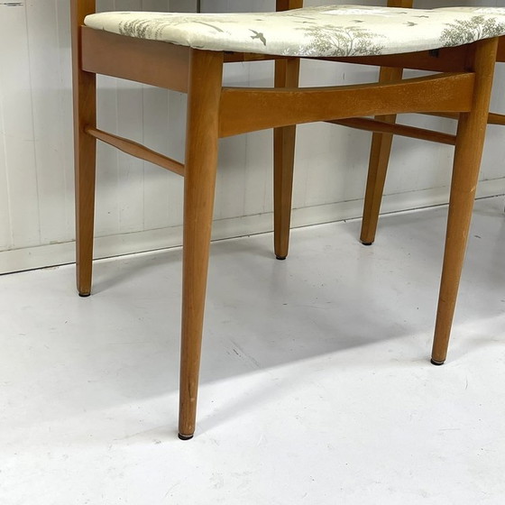 Image 1 of 2 chaises de salle à manger vintage rembourrées des années 60