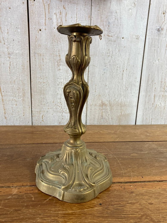 Shepherd of antique candlesticks – Candle holders, Metal (photo 4 of 9)