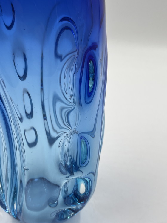 Image 1 of Vase Bleu de Murano