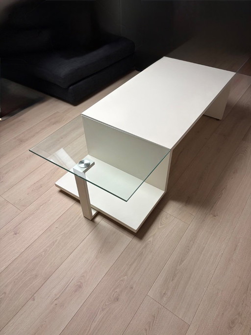 Table basse Leolux blanche