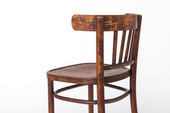 Image 1 of Vintage Chair 1950s Germany, Beech Wood, Mid Century Wooden Chair, Dining or Accent Chair