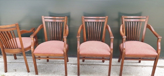 Image 1 of 4 sillones de comedor Bannink de cerezo