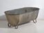 Bañera antigua de zinc galvanizado – Tina industrial europea – circa 1900 #7 – Accesorios de jardín, Iron (photo 7 of 34)