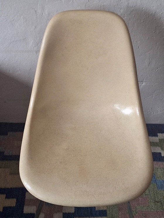 Image 1 of Früher DSX-Fiberglasstuhl von Charles & Ray Eames für Herman Miller, 1950er Jahre