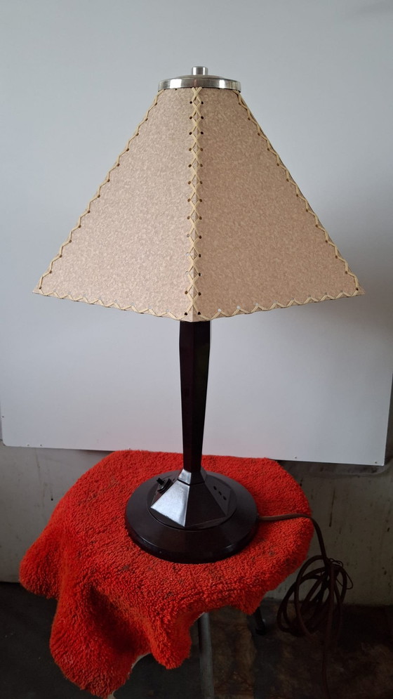 Image 1 of Cubist Bakelite Table Lamp