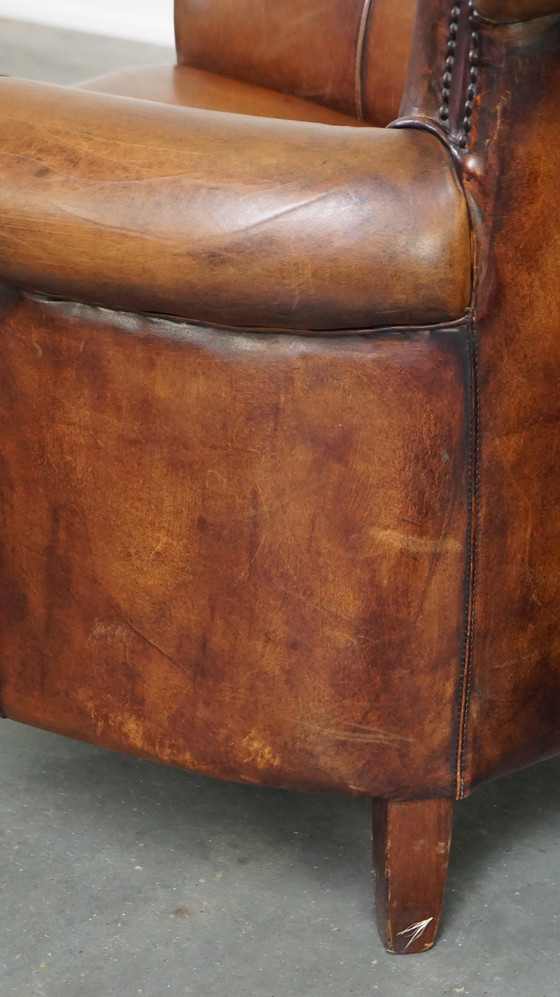 Image 1 of 2 X Sheep Leather Design Armchair