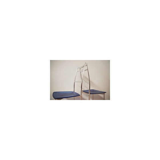 Image 1 of Set of 4 vintage chairs by Ycami, Italy 1980