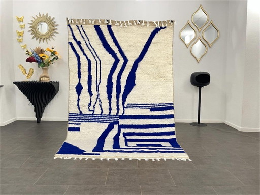 Alfombra bereber – estilo Beni Ouarain – 252 cm x 159 cm