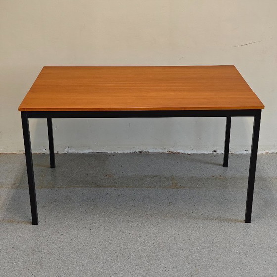 Image 1 of Vintage Gispen 3707 'Telescope' dining table