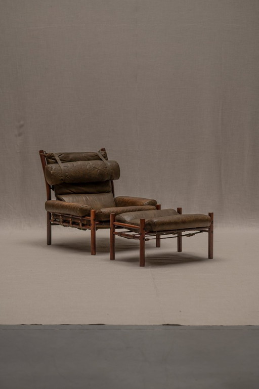 'Inca' Sessel-Set von Arne Norell, 1960er Jahre