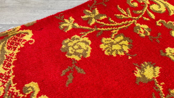 Image 1 of Tapis Vintage Façon Tapisserie 100% Laine - 142x89 cm
