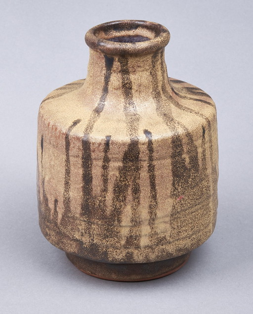 Vase en majolique de Karlsruhe, années 70, Friedgart Glatzle