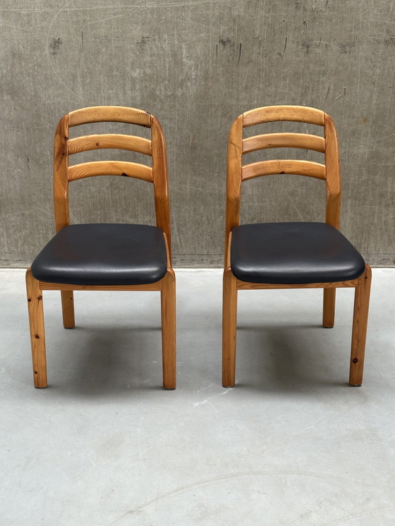 Image 1 of VINTAGE SET/2 PIECES CHAIRS, DYRLUND, DENMARK, 1970S
