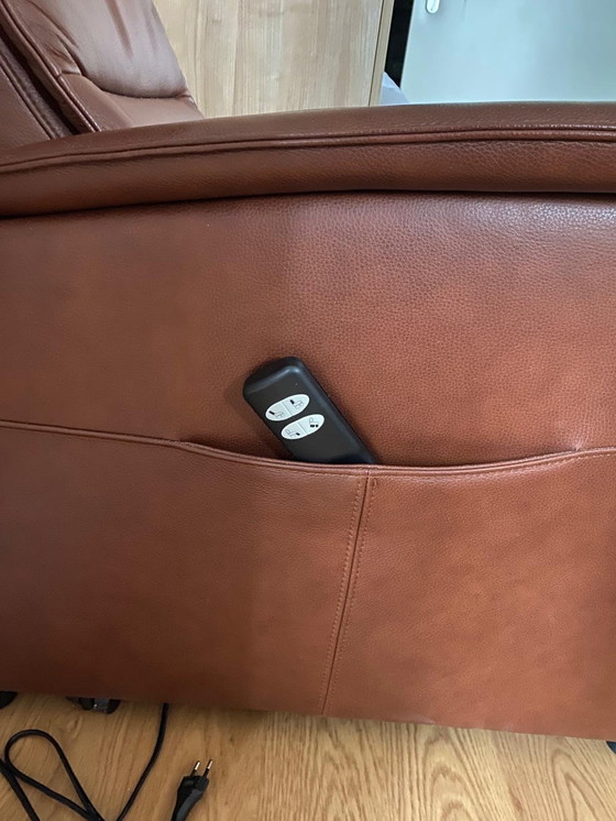 Image 1 of Leren sta-op stoel Porto deluxe kleur dino588