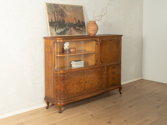 Vitrinekast uit de jaren 1950 – Vitrinekasten, Glass, Wood (photo 4 of 13)