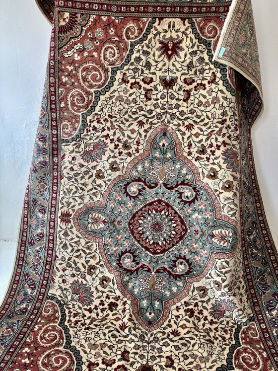Persian Rug Hand-knotted Oriental Rug Tabriz 200 x 300 cm – Rugs & carpets, Wool, Silk (photo 2 of 5)