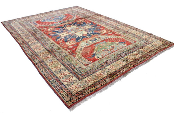 Image 1 of Original Hand-Knotted Kazak Antique Rug 346 x 252 cm