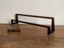 Set van 2 handdoekrekken. 1970. Plexiglas.