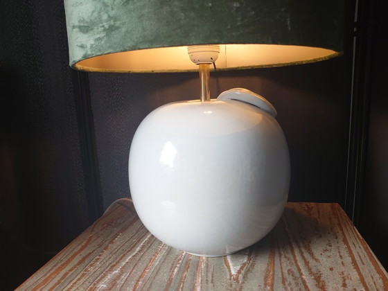 Image 1 of Vintage Herda table lamp "Apple" made of ceramic