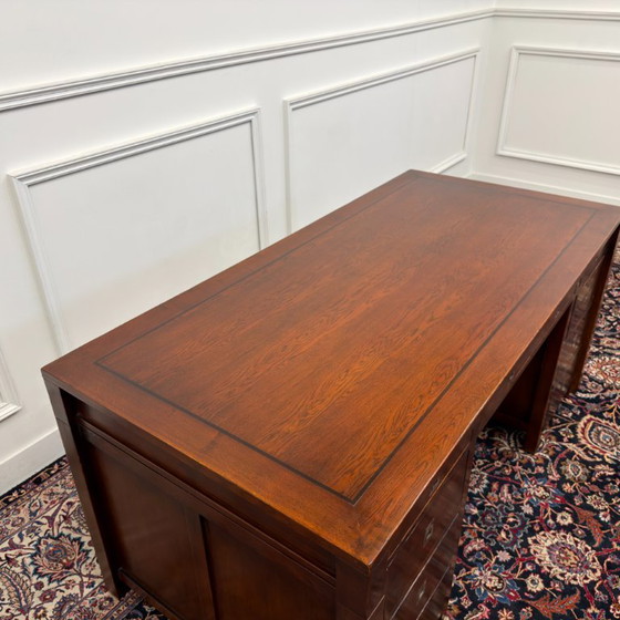 Bureau Eichholtz anglais classique – Bureaux, Métal, Bois (photo 14 of 17)