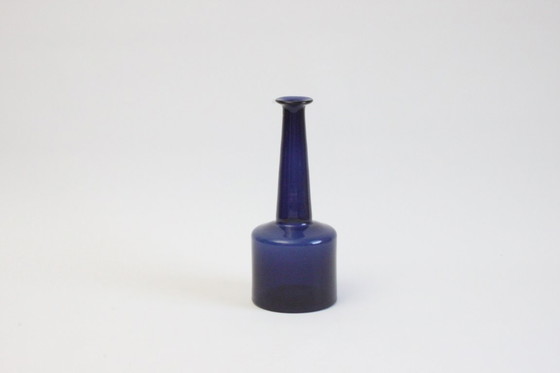 Image 1 of Timo Sarpaneva cobalt blue vase for Iitala, Finland 1964
