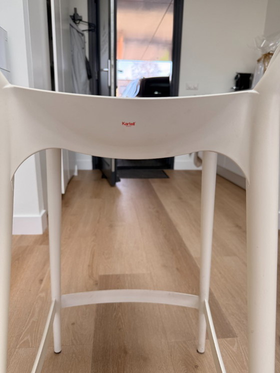 Image 1 of 4x Kartell barkruk wit