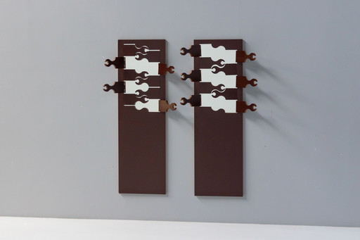‘Scorpion’ Coat Rack with Mirror by Anonima Design for Bonetto, Italy, 1970s