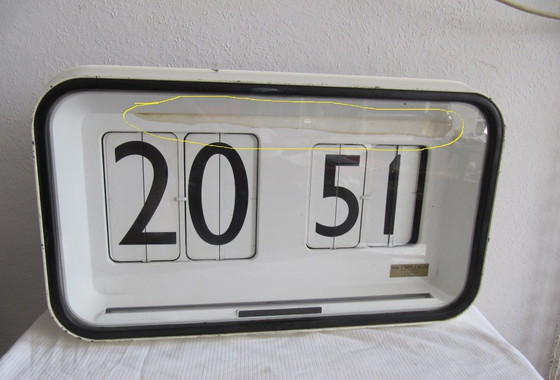 Image 1 of Cifra stationsklok klok Gino Valle  Solari Udine