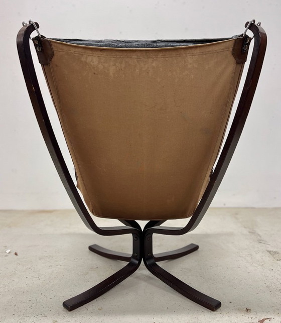 Image 1 of Falcon stoel van Vatne Møbler, Noorwegen, jaren 70.