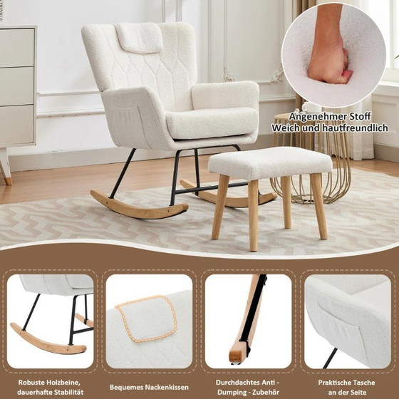 Image 1 of Fauteuil suspendu ergonomique moderne pour salon