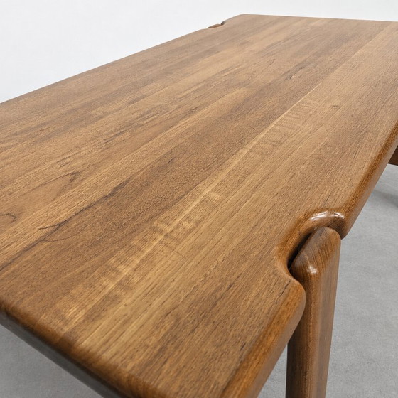 Image 1 of Table basse danoise en teck massif Niels Bach