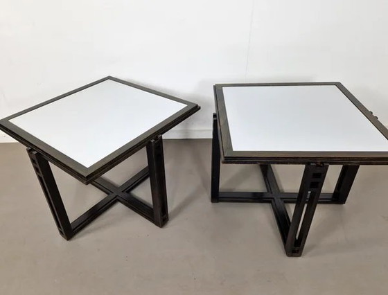 Giorgetti Galaxy Tavolini | Umberto Asnago, Vetro, Bianco (foto 11 di 11)