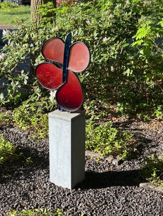 Scultura in vetro / Statua da giardino “Oh My Heart” - Jan Leenknegt – Arte in vetro, Glass (photo 4 of 6)