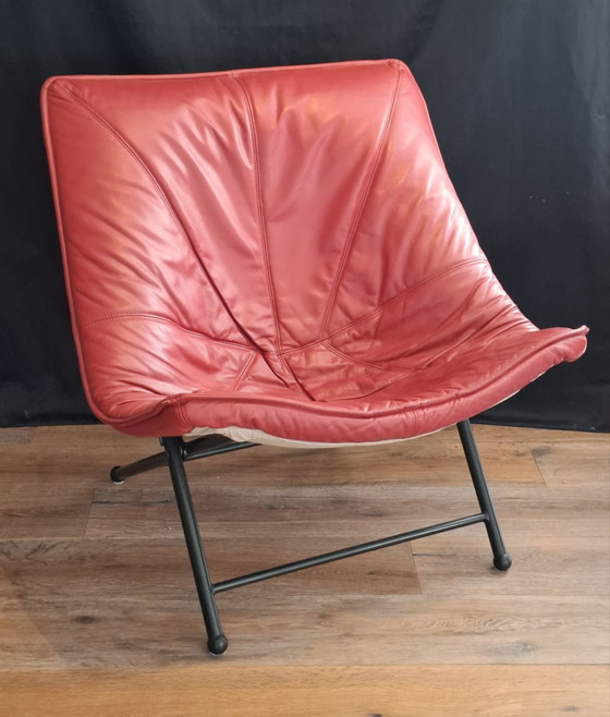 Poltrona Vintage Molinari Teun van Zanten – Poltrone, Metallo, Pelle (photo 7 of 13)
