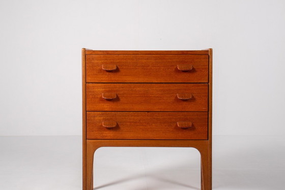 Image 1 of Danish Teak Chest of Drawers by Poul M. Volther – Mid Century Modern