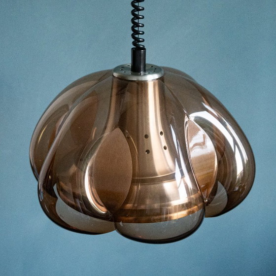 Image 1 of Vintage Herda Flower Space Age Hanglamp