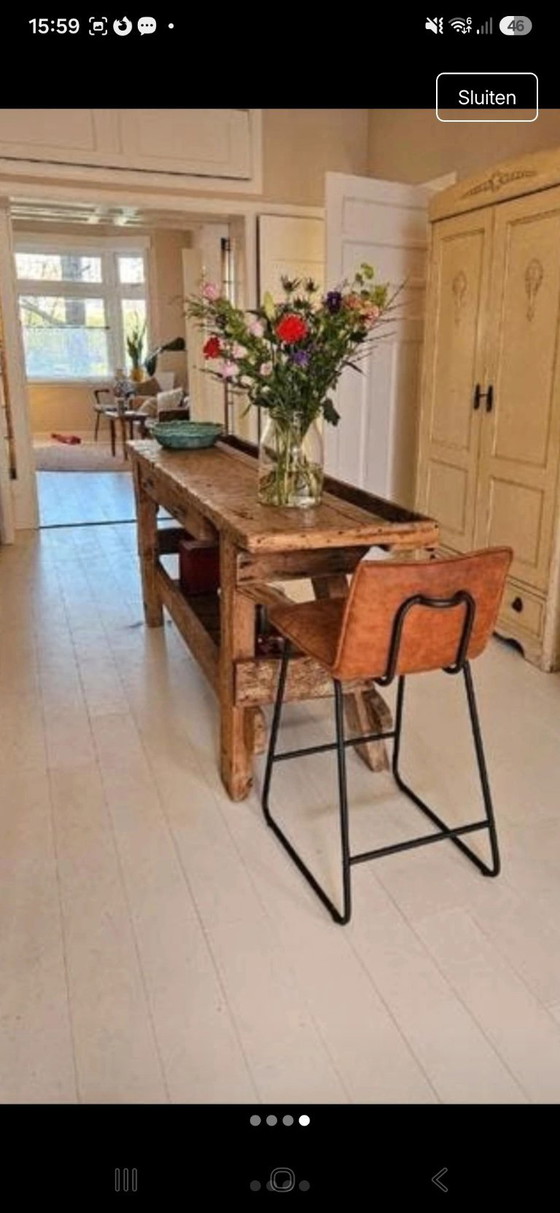 Antico Banco da Lavoro Vissuto, Isola Cucina – Tavoli da pranzo, Ferro, Legno (photo 4 of 5)