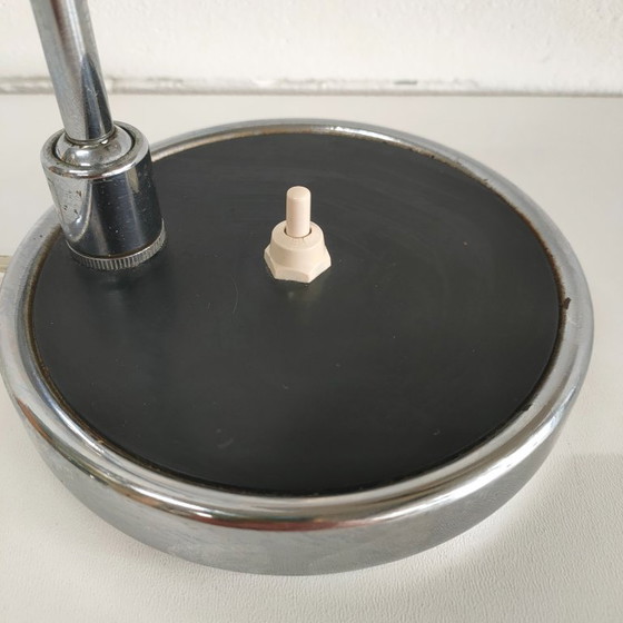 Image 1 of Lampada da tavolo vintage 60 ies Stilux Milano (nero e rosso)