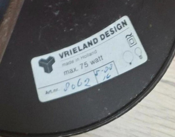 Image 1 of Vintage goudkleurige Vrieland hanglamp/plantenlamp