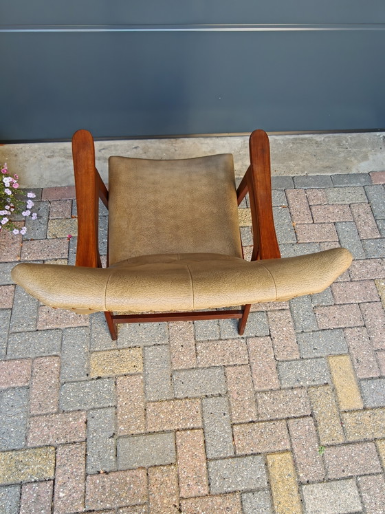 Louis Van Teefelen Webe Fauteuil Vintage Fauteuil Lounge à Oreilles – Louis van Teeffelen, Skai (photo 11 of 12)