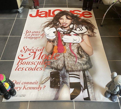 Originalplakat für das KAWS Jealous Magazin, Cory Kennedy, 2007, Brian Donnelly