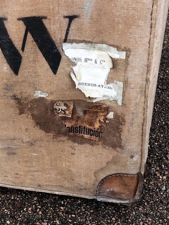 Image 1 of Baule e cassapanca in rattan e vimini, Militaria, collezione militare francese