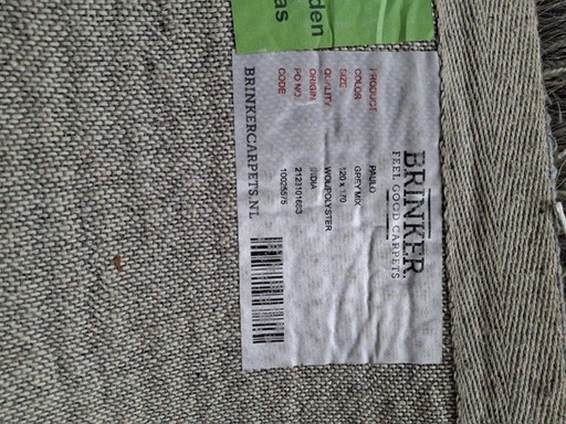Brinker Carpet 120 x 170 Paulo Grey Mix