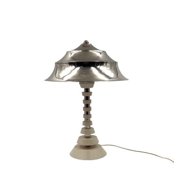 Image 1 of Space age pagoda table lamp, France 1970s